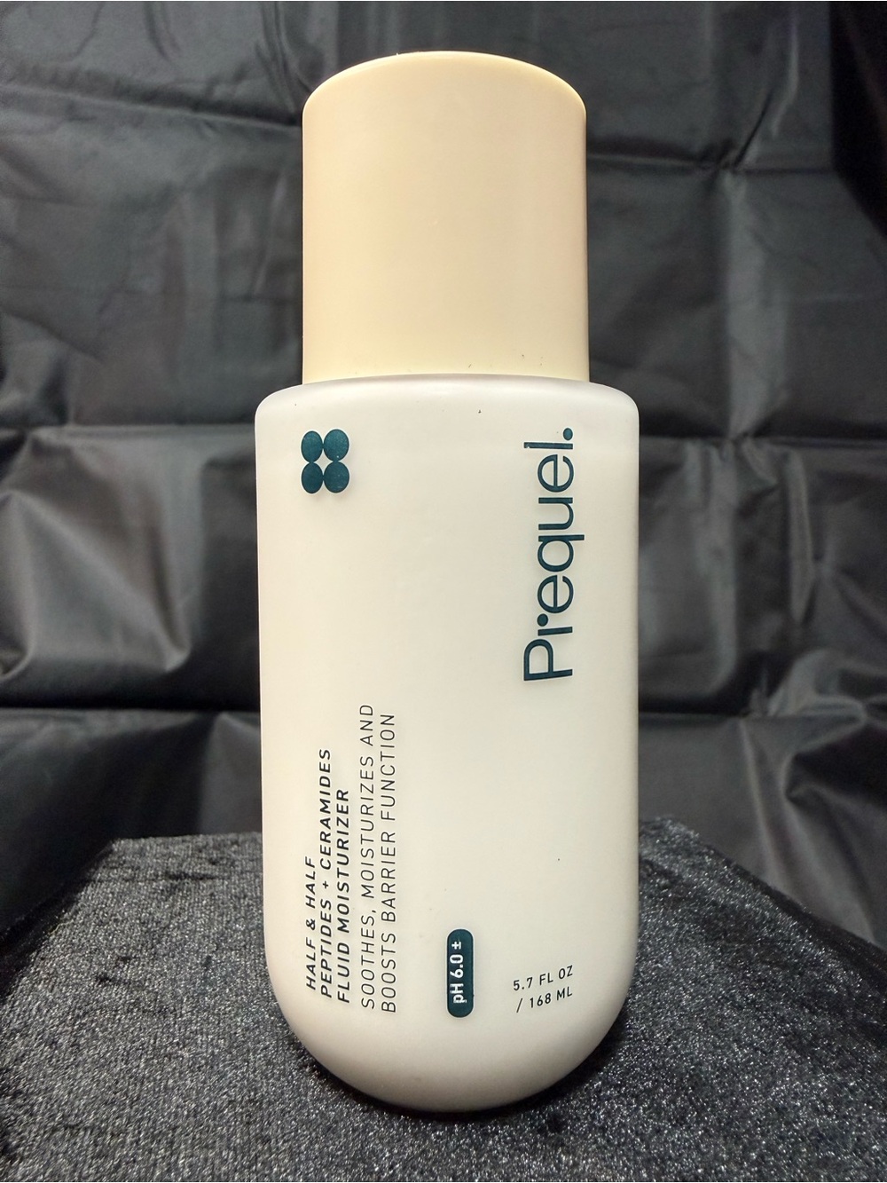 Prequel. Half & Half Peptides + Ceramides Fluid Moisturizer